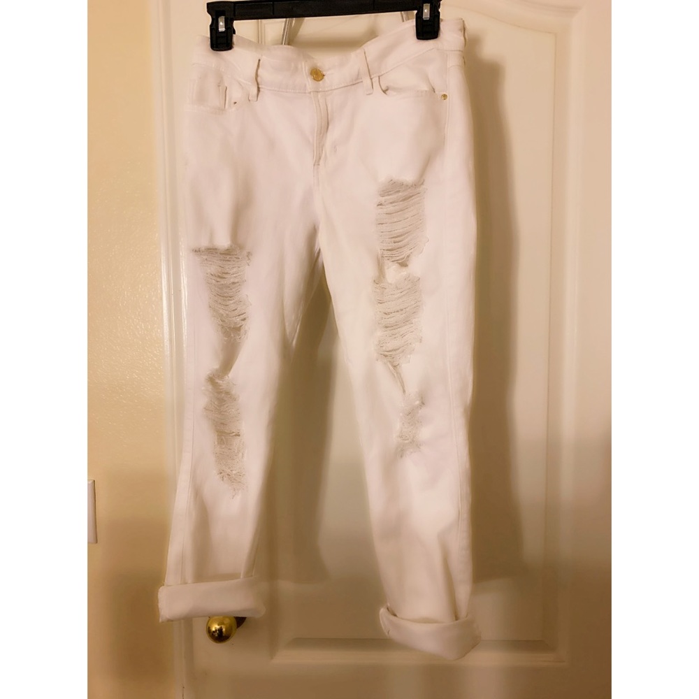 Guess rip crop jeans 👖
